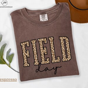 Comfort Color Geometric Field Day T-Shirt-Gift For Field Day-Summer Shirt-School Field Day Shirt-Last Day Of School Shirt-Teacher Life Shirt
