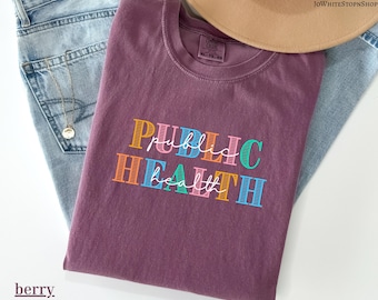 Volksgesundheit Shirt für Krankenschwester Wertschätzung Woche modernes Krankenschwester Shirt, geimpft Shirt, Geschenk für Epidemiologen, Epidemiologie Shirt registriert