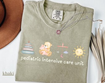 Sjuksköterska för PICU-barnrum - intensivvårdsavdelning för pediatrisk vård - blommig PICU-sjuksköterska - PICU-sjuksköterska - mamma- och babyavdelning