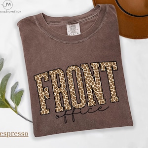 Geometric  Front Office Shirt-Office Staff, Secretary Shirt-Office Lady-Administrative Assistant-School Secretary-Front Office Squad