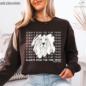 Basset Hound Mama Sweatshirt-Basset Mom Sweatshirt-Dog Mom Lover Christmas Gift-Basset Hound Gifts-Basset Hound Shirt-Dog Mom Sweatshirt