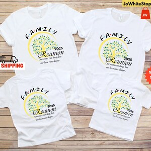 Regalos personalizados, camisetas de reunión familiar, camisetas personalizadas con árbol genealógico, regalos de reunión personalizados, regalos de fiesta de cumpleaños, camisetas a juego para primos