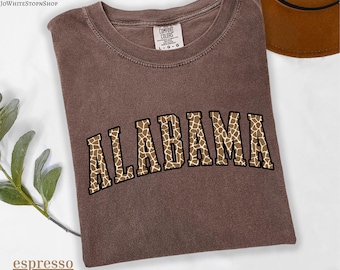 Geometric Alabama Tshirt: Animal Themed Group Shirts Travel Gift-Alabama Volunteers Shirt-Alabama Game Day Shirt- Alabama Football Shirt