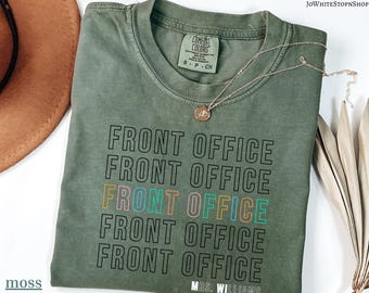 Camicia da ufficio Comfort Color - Personale d'ufficio - Camicia da segretaria - Stampa animalier - Assistente amministrativo - Segretaria scolastica - Squadra di ufficio