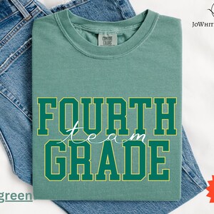 Fourth Grade Teacher Shirt, 4th Grade Teacher Shirt, 4th Grade T-Shirt, Teacher Appreciation, Back to School Outfit, Fourth Grade TShirts