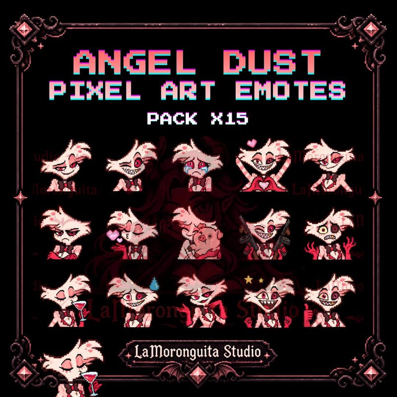 Angel Pixel Art - Etsy