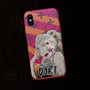 Demon Slayer Phone Case for iPhone & Samsung - Durable Protective Anime Cover Featuring Daki Character