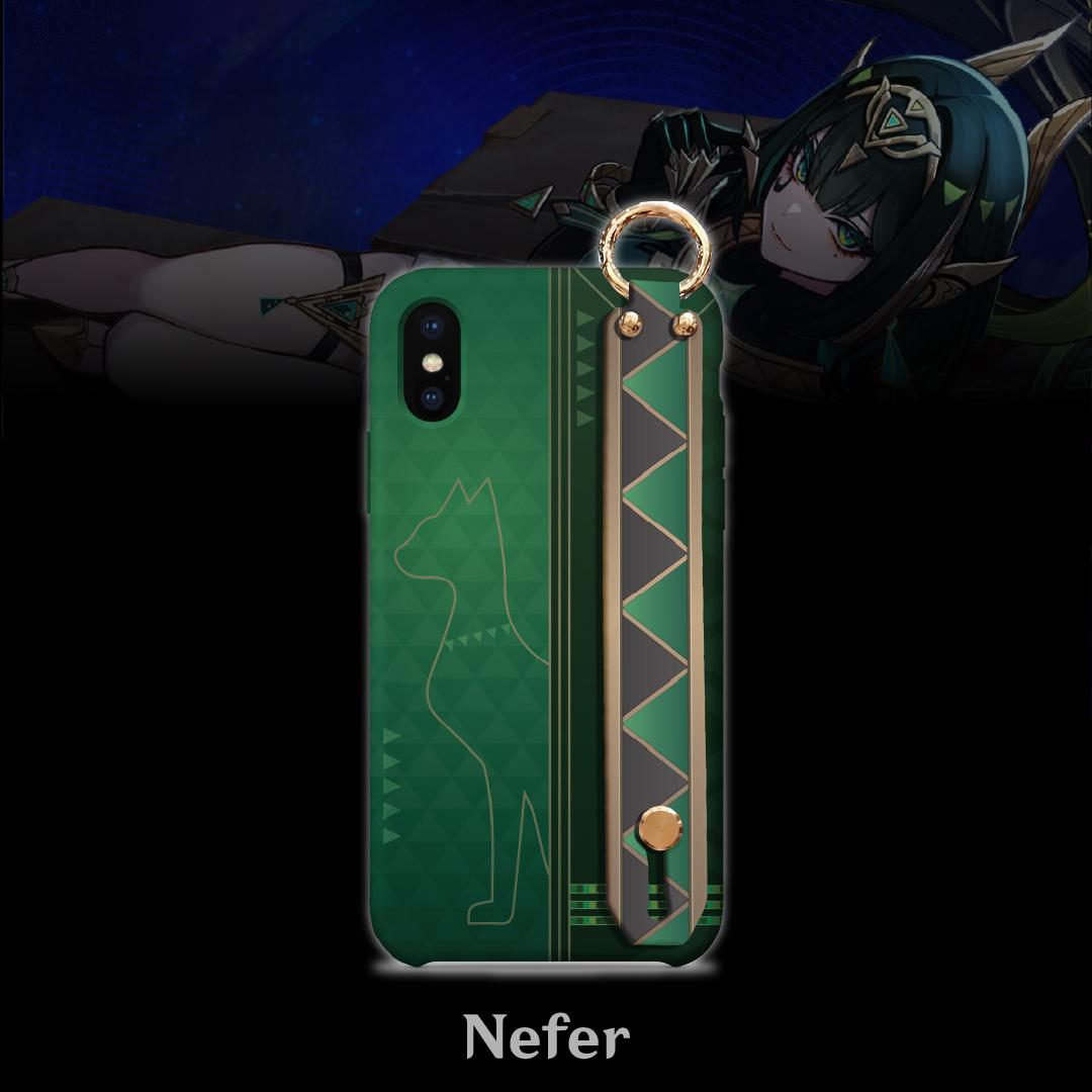 Genshin Impact Phone Case With Handstrap for iPhone Samsung Android  Nefer  Aesthetic Protective Cover - Etsy