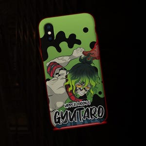 Demon Slayer Phone Case for iPhone & Samsung – Gyutaro Anime Cover, Durable Protective Anime Accessory