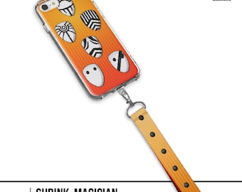 Magician Villain Anime-Inspired Phone Case Lanyard Charm for iPhone & Samsung | Stylish Aesthetic Protective Cover