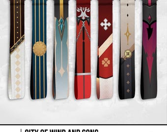 Genshin Impact Lanyard Keychain Series Mondstadt Phone Strap