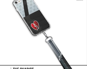 Silver Stand Phone Case, Silver Knight Phone Cover, Sword Warrior Anime Case, Manga Inspired Phone Case, Lanyard Handstrap