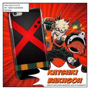 My Hero Academia Phone Case Bakugo Katsuki Dynamight Aesthetic Anime Cover for iPhone & Samsung