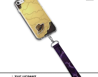 Hermit Stand Phone Case Thorns Phone Cover Mystic Anime Case, Manga Inspired Phone Case, Lanyard Handstrap