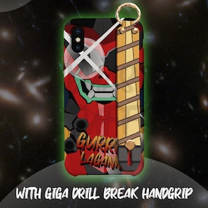 Funda para teléfono Giga Drill Break Robot Galaxy TTGL con correa de mano para Samsung iPhone