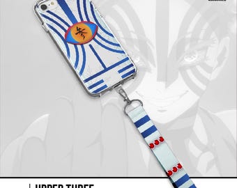 Anime inspirierte Handyhülle mit Handschlaufe Charm für iPhone & Samsung | Intensive Kampfästhetik
