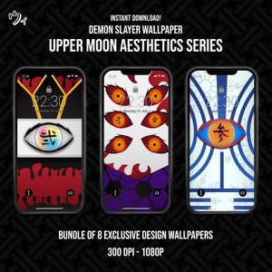Demon Slayer Phone Wallpaper Art Bundle | Aesthetic Anime Backgrounds for Fans & Collectors