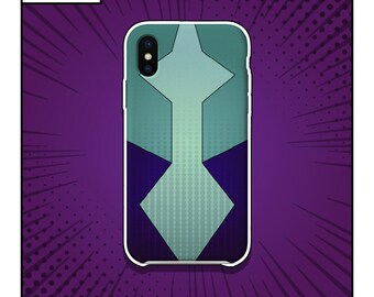 Energy Wave Heroine Anime-Inspired Phone Case for iPhone & Samsung | Soft Silicone Aesthetic Cover