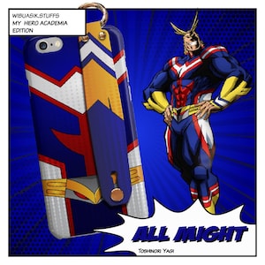 My Hero Academia Handyhülle All Might Anime Aesthetic langlebige Schutzhülle für iPhone & Samsung-Fans