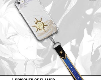 Honkai Star Rail Phone Case with Hand Strap Lanyard for iPhone Samsung Android - Phainon Aesthetic Protective Cover