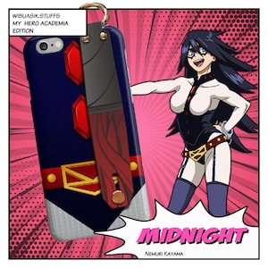 My Hero Academia Phone Case - Anime Midnight Aesthetics, Stylish Protective Cover for iPhone & Samsung Fans