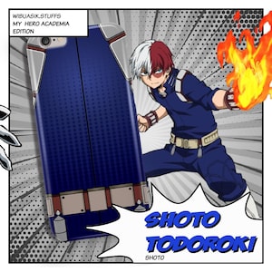 My Hero Academia Phone Case Shoto Todoroki Anime Aesthetic Durable Protective Cover for iPhone & Android