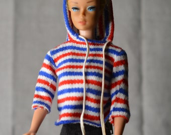 Vintage Barbie Clone of Winter Holiday, Hong Kong Hooded Top, Pants 1960s