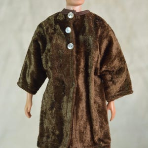 Vintage Ken Clone Fur Coat, 60s