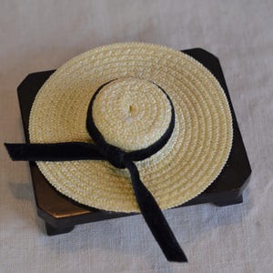 Vintage Barbie Clone Premier Doll Togs Rare Straw Hat, Hong Kong 60s