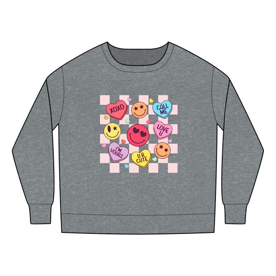 Toddler Heart Love Kids Sweat Shirt