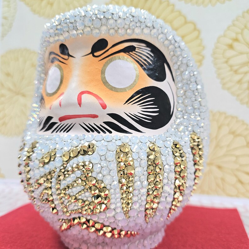 Crystal Daruma Made in Japan/Crystal Daruma Sparkling (15.5 cm ...