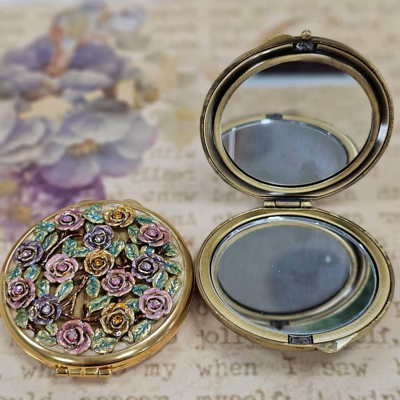 Vintage compact mirror - Etsy 日本