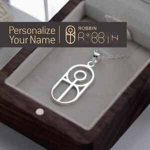 Personalized Name logo Necklace Unique Handmade Jewelry for Friends Handmade Name Necklace Custom Jewelry Gift for Christmas gift for her