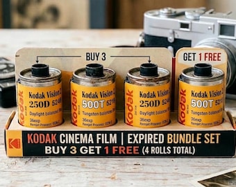 Kodak Vision2 gemischtes Filmrollen-Bundle