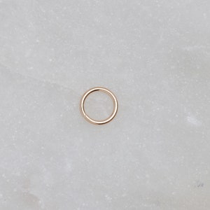 14K Gold 5mm 22 Gauge Open Jump Ring, Made in USA, SG37