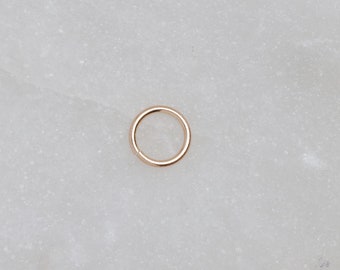 14K Gold 5mm 22 Gauge Open Jump Ring, Made in USA, SG37