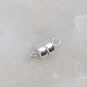 Sterling Silver Magnetic Clasp 4.5mm, Made in USA, SS53