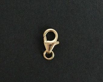 14K Gold Filled Trigger Lobster Clasps 11mm, Made in Italy, GC92