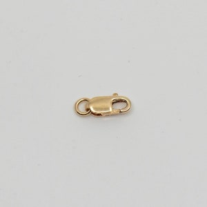 14K Gold Filled Lobster Clasps 3x8mm, Made in Italy, GF3