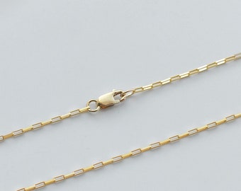 Any Length 14K Gold Filled 1.1mm Rolo Necklace With Lobster Clasp
