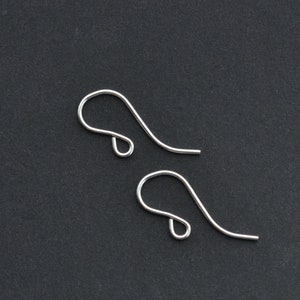 Sterling Silver French Ear Wires 8x20mm, Made in USA, A85