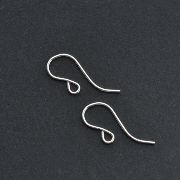 Sterling Silver French Ear Wires 8x20mm, Made in USA, A85