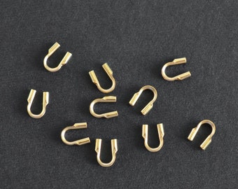 400PCS Brass Wire Guardian Wire Protectors 5mm #20559 400PCS Brass Wire Guardian Wire Protectors 5mm #20559