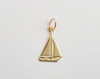 ONE 14K Gold Filled Sail Boat Charms 10x13mm GC84 Etsy Australia