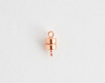 14K Rose Gold Filled Magnetic Clasp 4.5mm, Made in USA, GF50