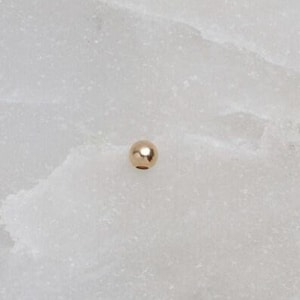 2mm 14K Gold Filled Beads Seamless, Made in USA, A1