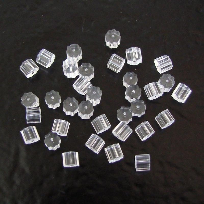 500pcs Silcon Earring Backs 4x3mm Rubber Earring Backs Earring Stoppers 