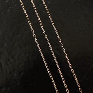 5 Feet - Rose Gold Filled Cable Chain - Custom Lengths Available