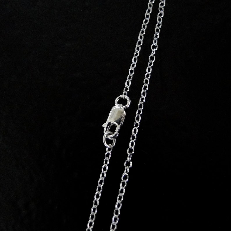 20 Inch Solid Sterling Silver Flat 