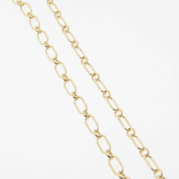 ANY LENGTH Gold Filled Long and Short 6x3.4mm Necklace With Lobster Clasp - Custom Lengths Available, C14